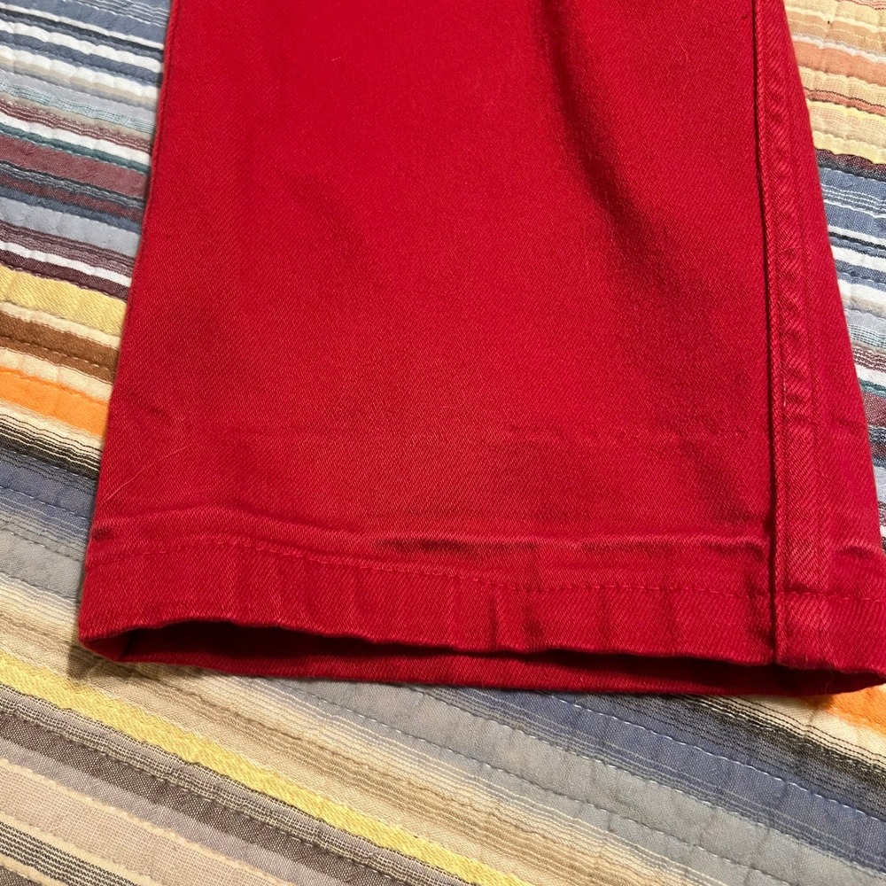 Wrangler Womens Red Jeans Flared Leg Denim Pants Size Petite 12 - Picture 8 of 8